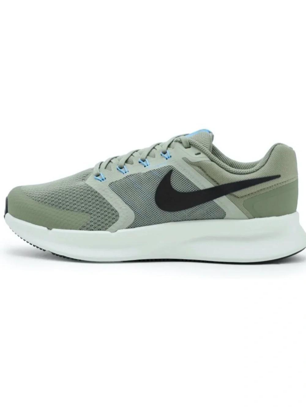 Men’s Nike Run Swift 3 Running Shoes Sneakers Size 8 Olive Green / Blue/ White